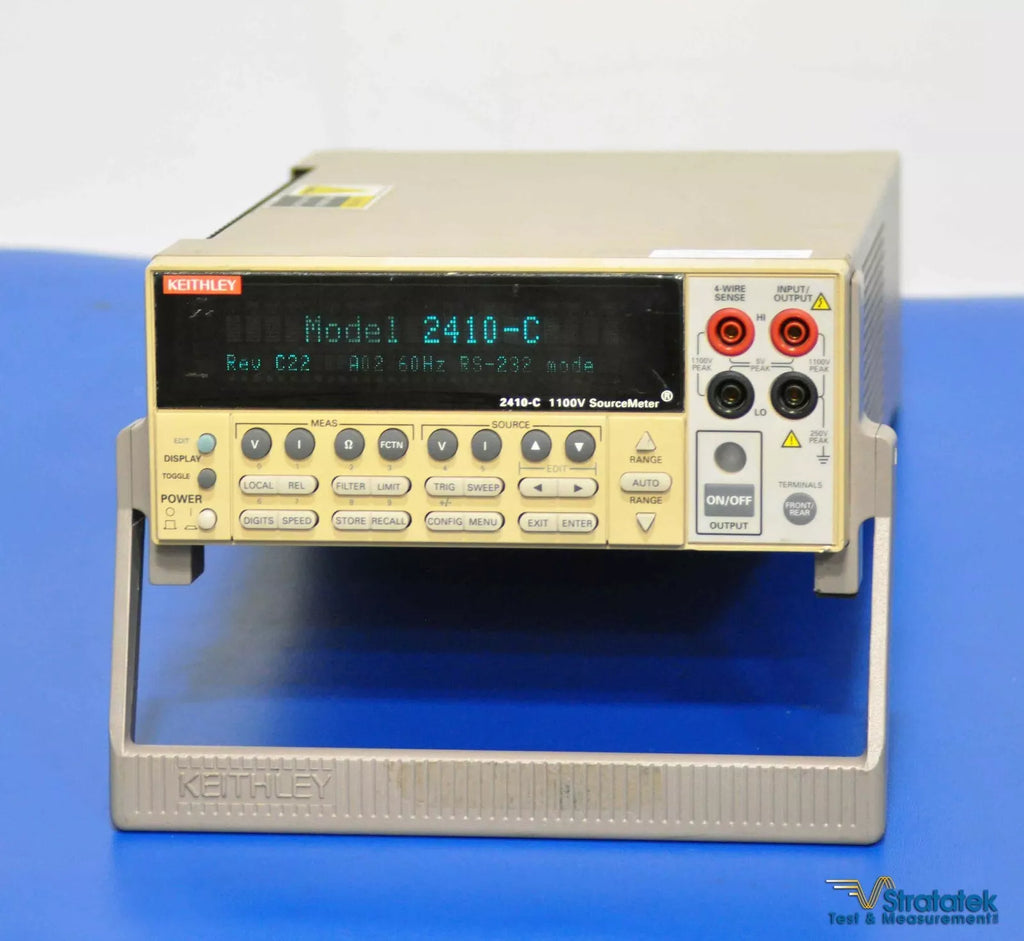 Keithley 2410-C 1100V SourceMeter High Voltage Source Measure Unit - NIST Calibrated