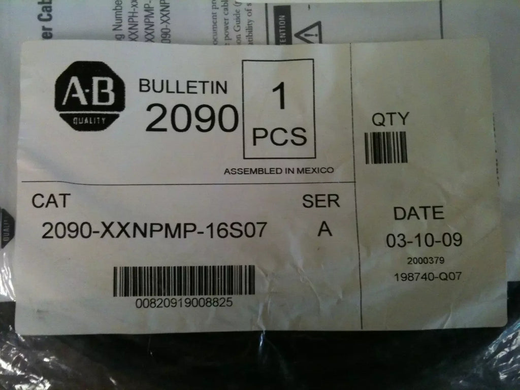 Allen Bradley 2090-XXNPMP-16S07 Kinetix Servo Motor Power Cable, 7 Meters - ZYYKZ Test Equipment