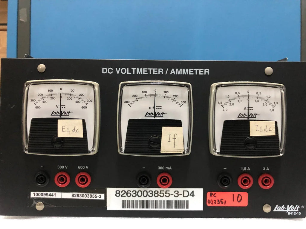 Lab-Volt Precision DC Voltmeter Ammeter - ZYYKZ Test Equipment