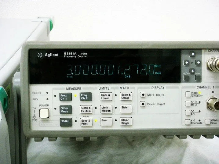 Agilent 53181A 3 GHz High-Precision Frequency Counter - ZYYKZ Test Equipment