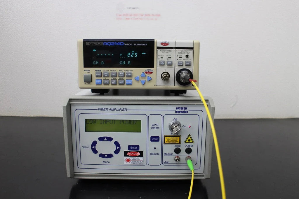 KEOPSYS 23dBm Optical Fiber Amplifier for High-Power Signal Boosting - ZYYKZ Test Equipment