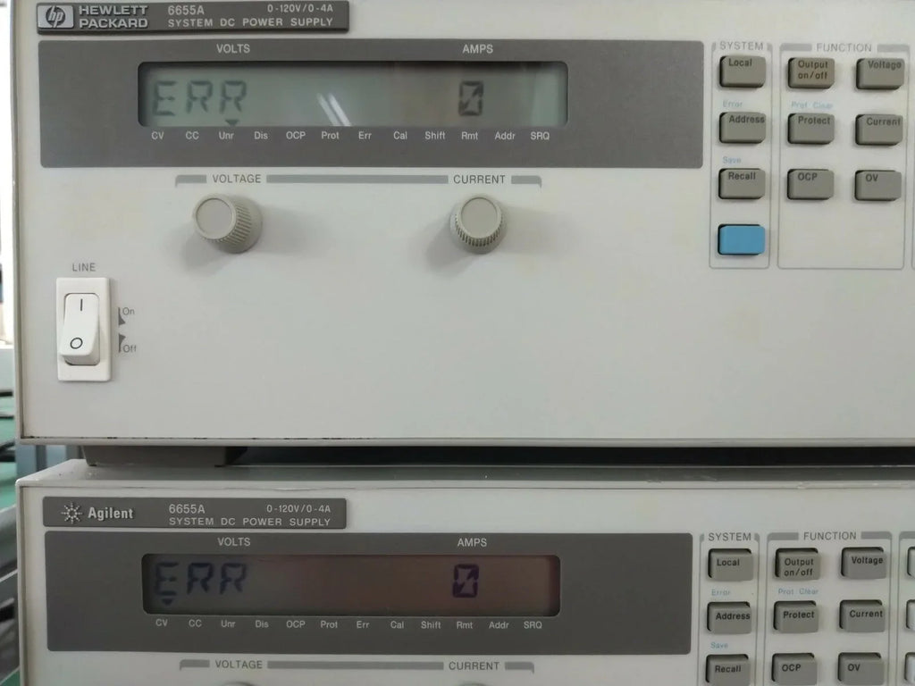 Agilent 6655A System DC Power Supply 120V 4A Programmable - ZYYKZ Test Equipment