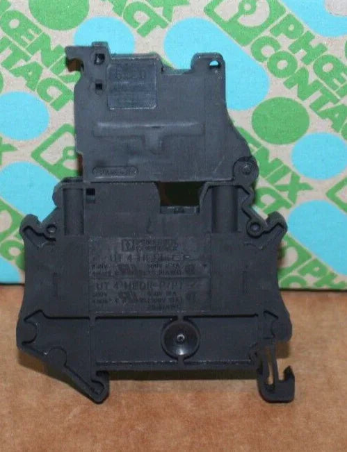 Phoenix Contact UT 4-HESI 6.2mm Wide DIN Rail Fuse Terminal Block - ZYYKZ Test Equipment