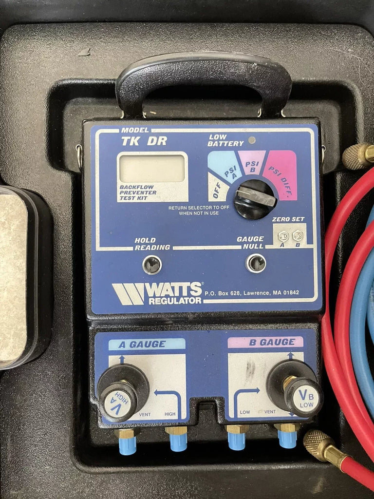Watts Regulator TK DR Backflow Preventer Test Kit - Professional Testing Tool - ZYYKZ Test Equipment