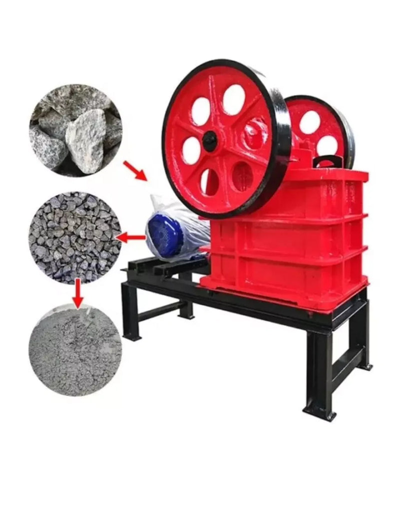 Mini Mobile Jaw Crusher Machine with Base Frame for Stone Crushing - ZYYKZ Test Equipment