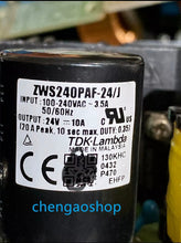 Load image into Gallery viewer, ZWS240PAF-24/J Power Supply - Used, 24V, 10A
