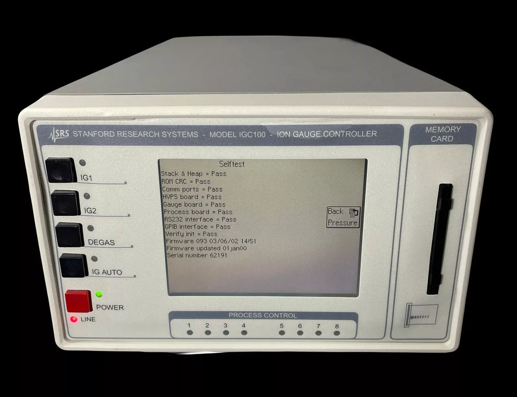 Stanford Research Systems SRS IGC100 Ion Gauge Controller - High Precision Vacuum Measurement - ZYYKZ Test Equipment