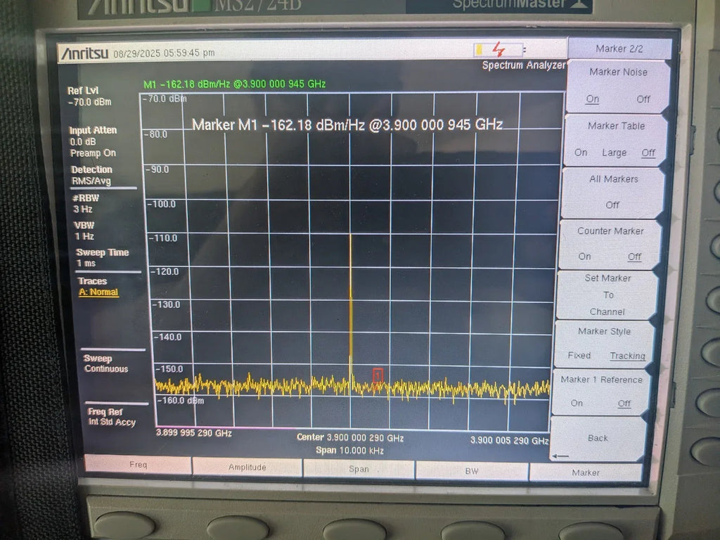 Anritsu MS2724B 20 GHz Handheld Spectrum Analyzer - Fully Calibrated - ZYYKZ Test Equipment