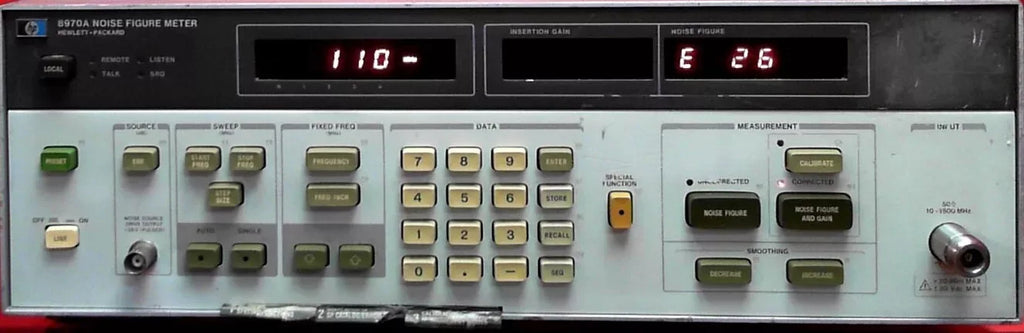 Agilent 8970A Noise Figure Meter - ZYYKZ Test Equipment