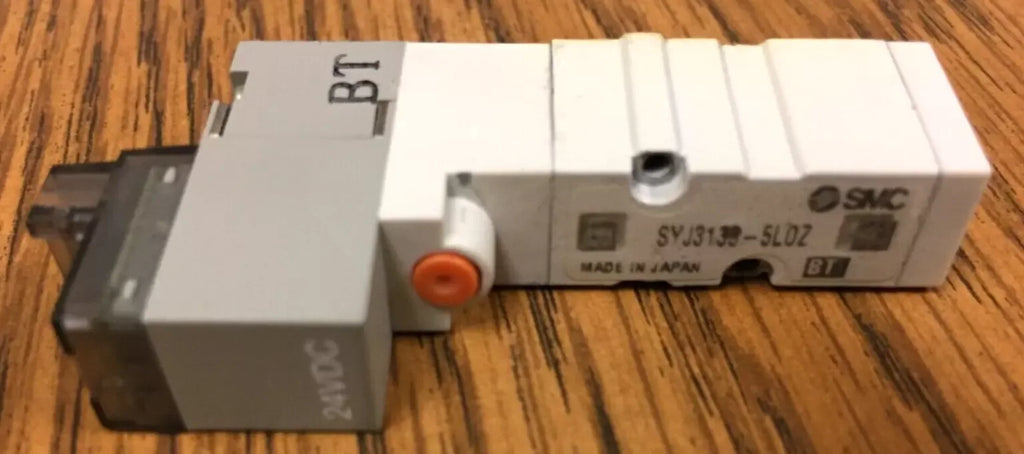 SMC SYJ3133-5LOZ 5-Port 3-Position Single Solenoid Pneumatic Valve - ZYYKZ Test Equipment