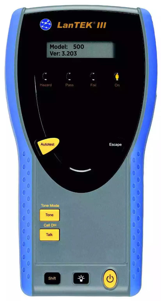 Trend Networks Lantek III Series Copper & Fibre Cabling Certifier - Cat 6A/500MHz