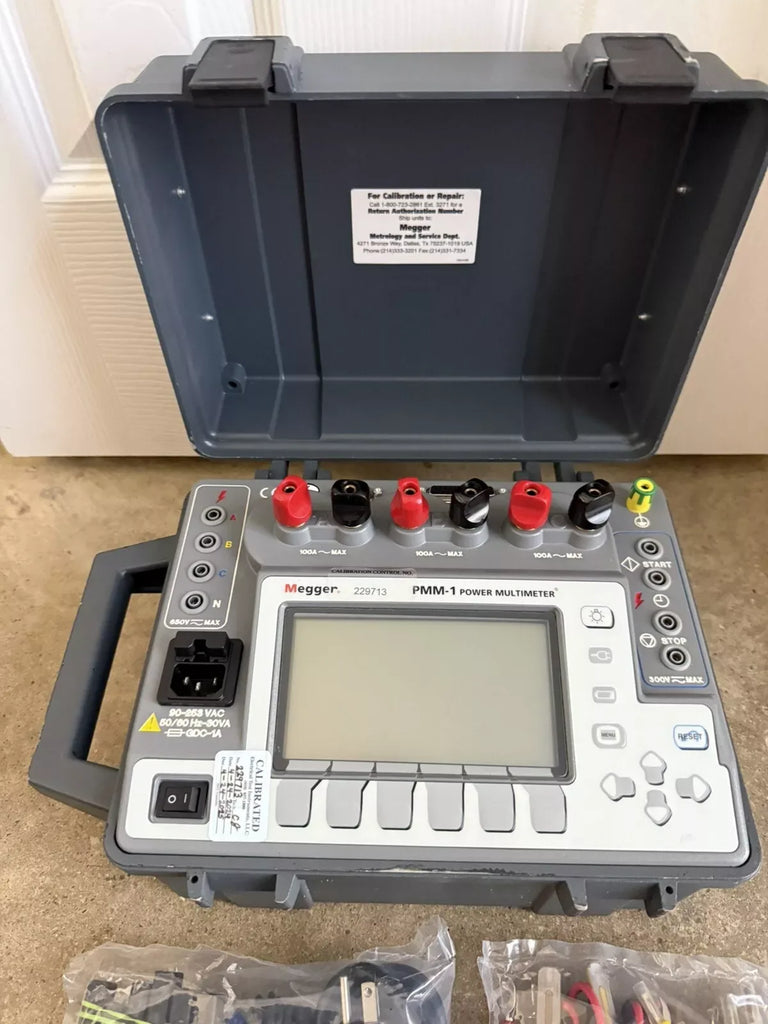 MEGGER AVO PMM-1 Precision Power Multimeter - Calibrated Until 2025 - ZYYKZ Test Equipment