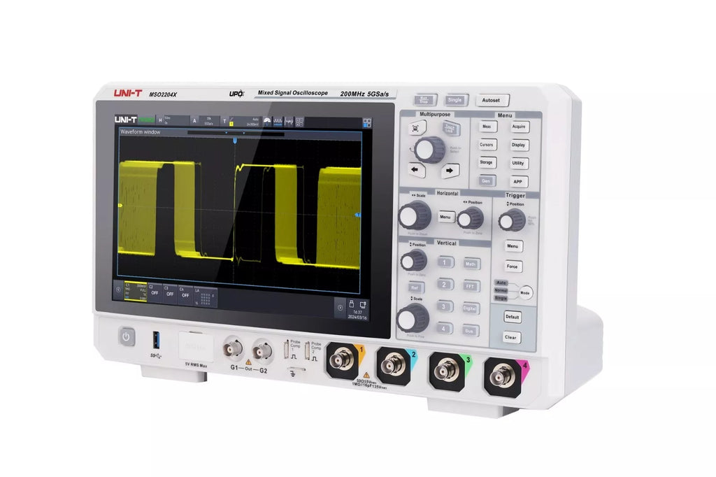 UNI-T MSO2204X 200MHz 4-Channel Mixed Signal Oscilloscope