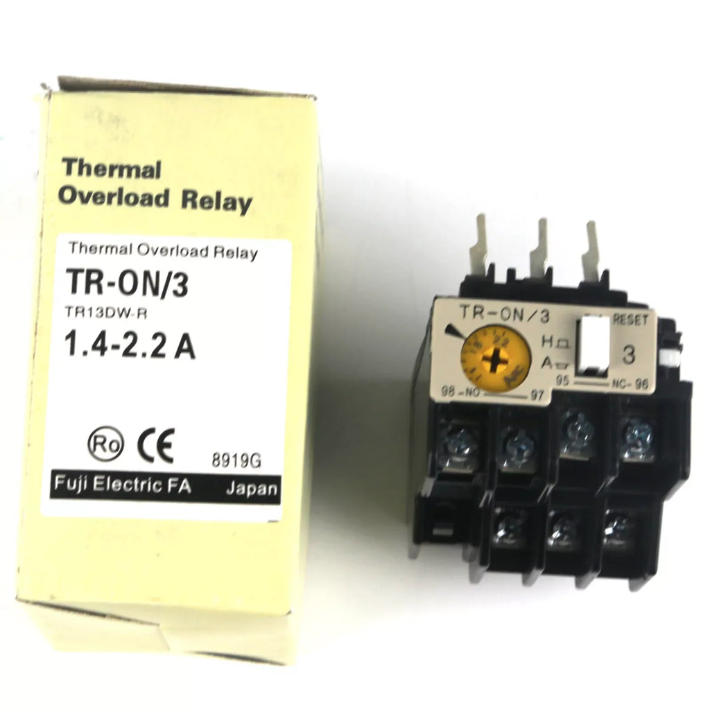 FUJI TR-ON/3 Thermal Overload Relay 1.4-2.2A - ZYYKZ Test Equipment