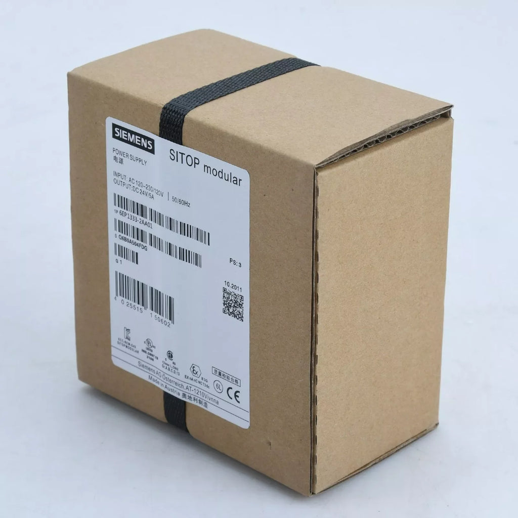 Siemens 6EP1333-2AA01 Industrial Power Supply Module 24V 6A - ZYYKZ Test Equipment
