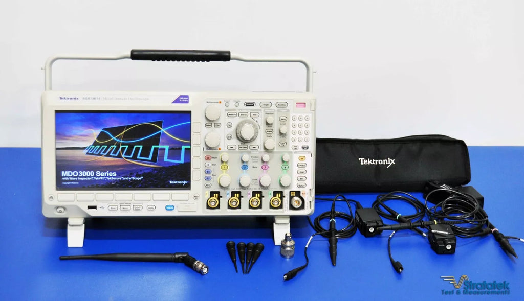 Tektronix MDO3014 100MHz Mixed Domain Oscilloscope - 4 Channel, Calibrated, 2.5GS/s
