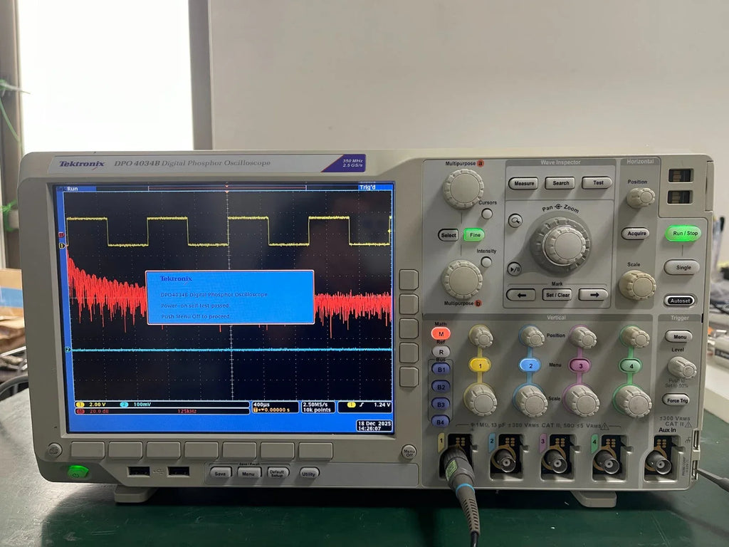 Tektronix DPO4034B 350MHz 4-Channel Digital Phosphor Oscilloscope, 2.5GS/s - ZYYKZ Test Equipment