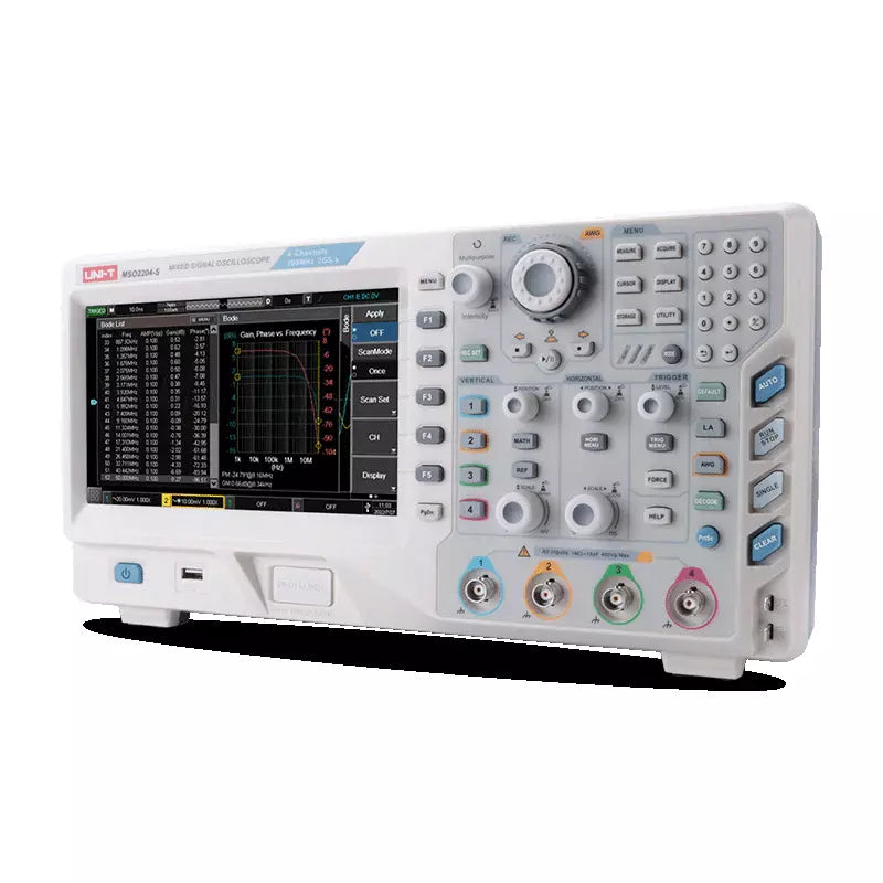 UNI-T MSO2204-S 200MHz 4+16 Channel Mixed Signal Oscilloscope with Built-in Signal Generator