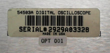 Load image into Gallery viewer, Agilent 54503A Digitizing Oscilloscope 500 MHz 2 Channel - ZYYKZ Test Equipment