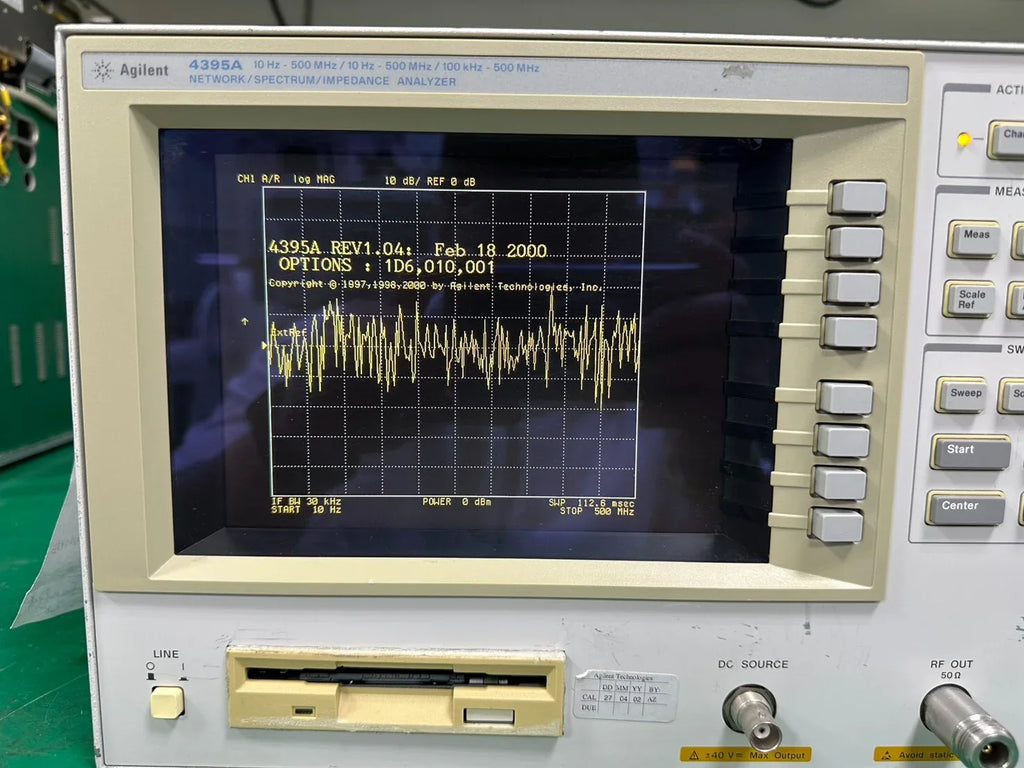 Agilent 4395A Network, Spectrum & Impedance Analyzer with Options 001/010/1D5/1D6 - ZYYKZ Test Equipment