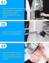 Load image into Gallery viewer, Commercial 1100W Large Meat and Fish Bone Saw Cutter Machine 220V - ZYYKZ Test Equipment