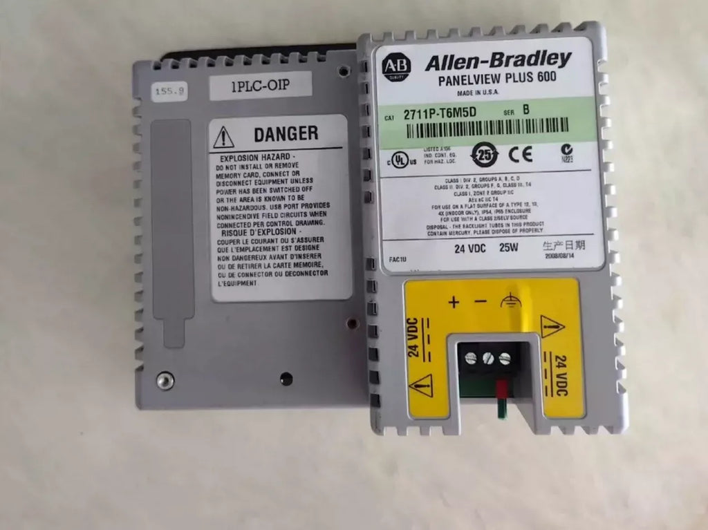 Allen-Bradley 2711P-T6M5D Color Touchscreen HMI Display Panel - ZYYKZ Test Equipment