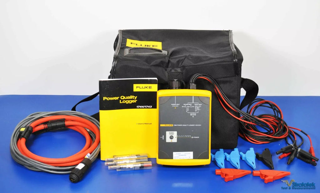 Fluke 1744 Power Quality Logger - NIST Calibrated 3 Phase PQA MemoBox