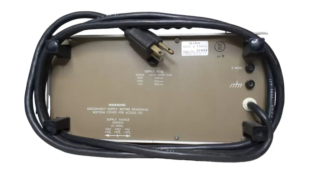 Gould OS 245A 100 MHz Bandwidth Analog Oscilloscope - ZYYKZ Test Equipment