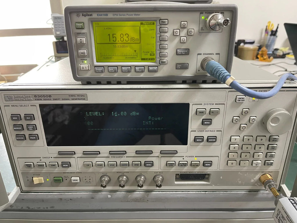 HP Agilent 83650B Synthesized Sweep Signal Generator 10MHz-50GHz - ZYYKZ Test Equipment