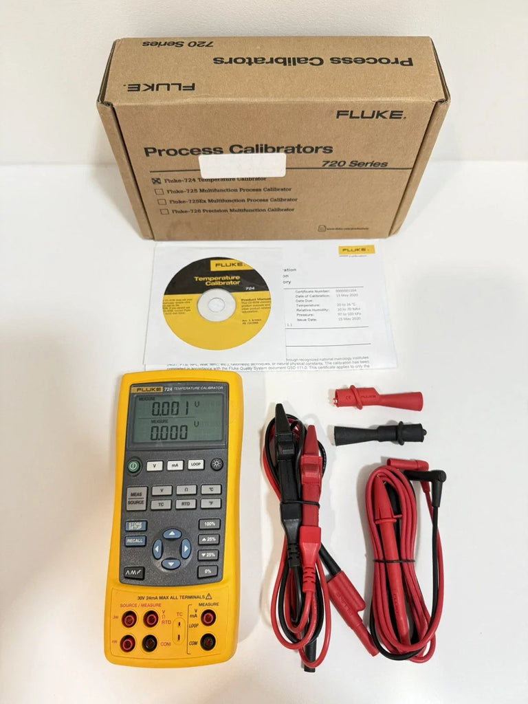 FLUKE 724 Precision Temperature Calibrator Meter for Accurate Calibration - ZYYKZ Test Equipment