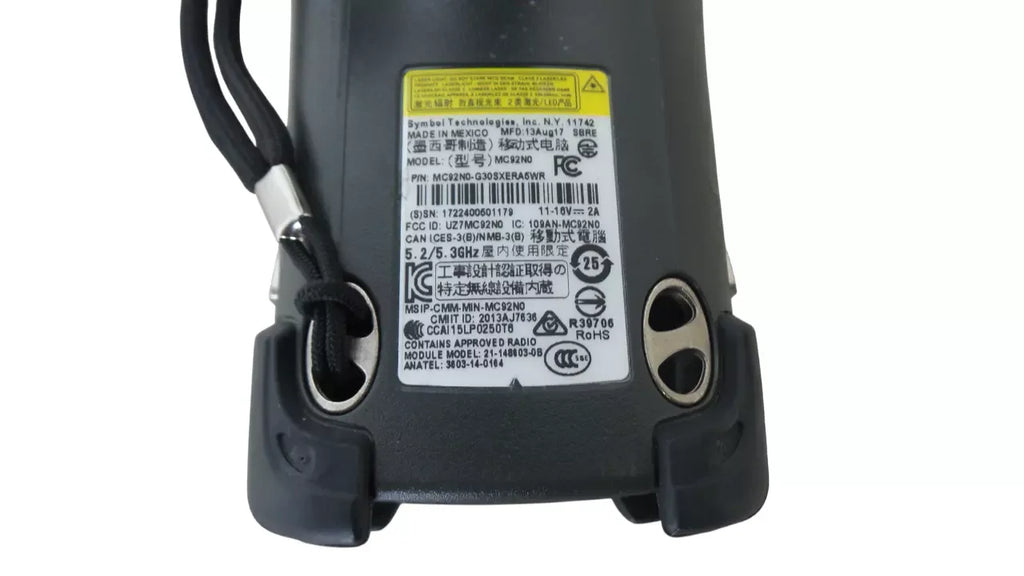 Motorola Symbol MC92N0 Rugged Handheld Laser Barcode Scanner - ZYYKZ Test Equipment