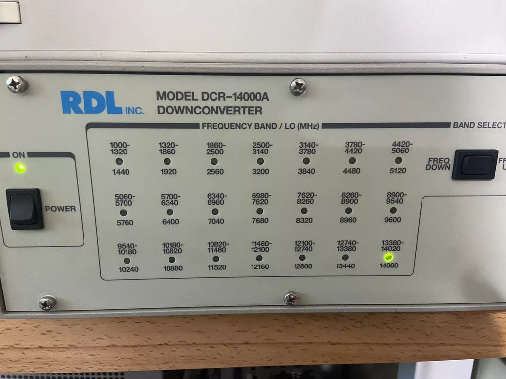 Aeroflex RDL DCR-14000A Downconverter 14 GHz Ultra Low Phase Noise - ZYYKZ Test Equipment
