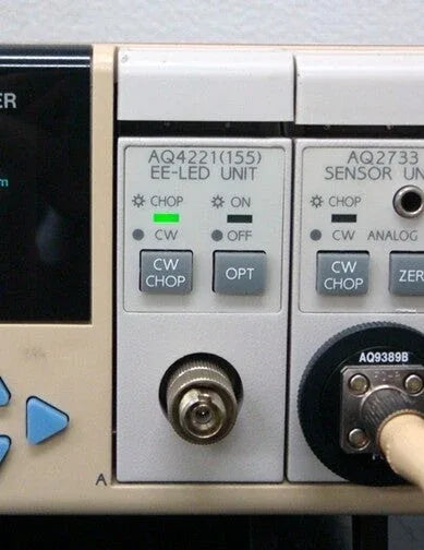 ANDO AQ4221 1550nm Single-Mode LED Light Source Unit - ZYYKZ Test Equipment