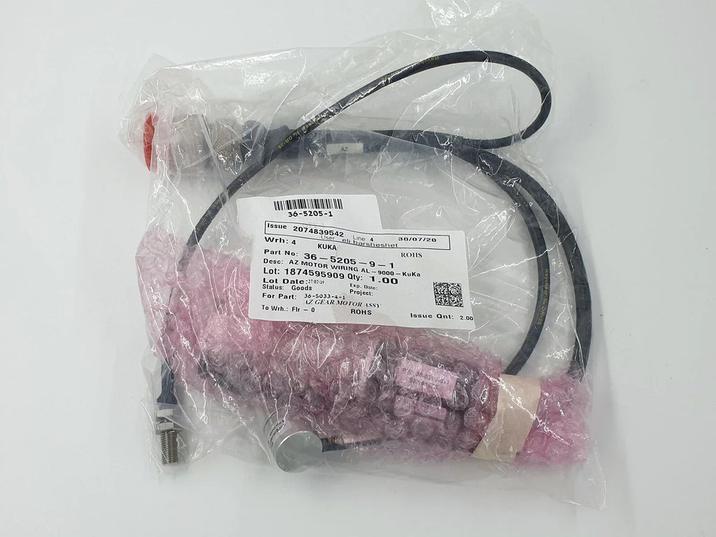 KUKA 36-5205-9-1 AZ Servo Motor Wiring Harness - ZYYKZ Test Equipment