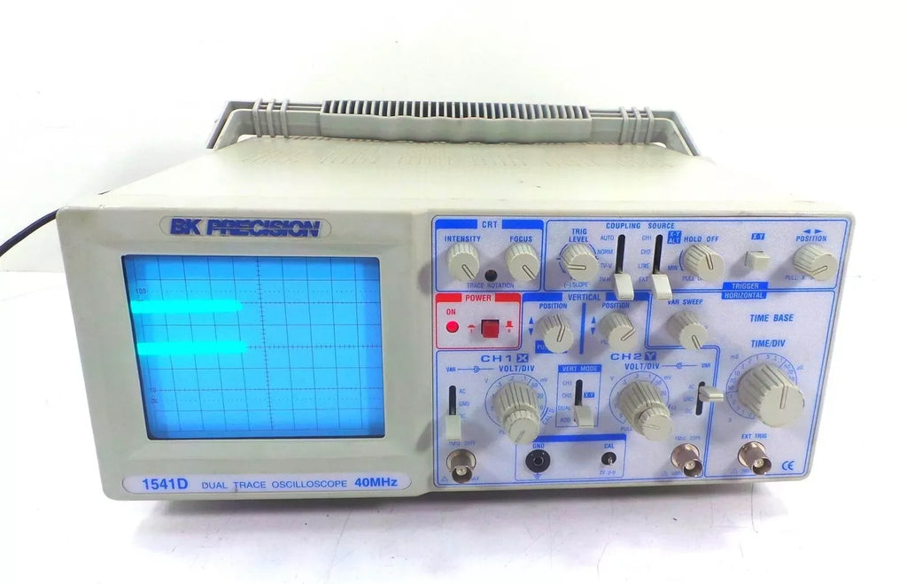 BK Precision 1541D Dual Trace Oscilloscope 40MHz Bandwidth - ZYYKZ Test Equipment