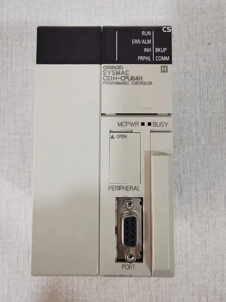 Omron SYSMAC CS1H-CPU64H High-Performance Programmable Logic Controller - ZYYKZ Test Equipment