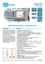 Load image into Gallery viewer, Sonel PQM-750 3 Phase Power Quality Analyzer - DIN Rail Mounted