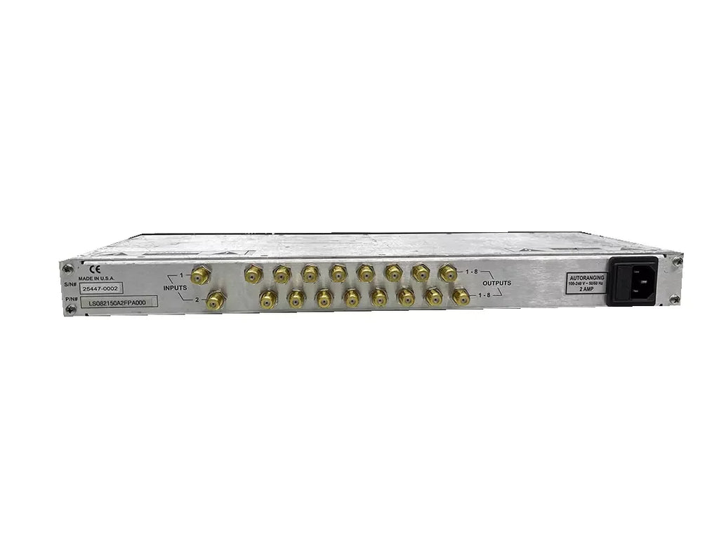 Quintech LS8 2150 Dual 8-Way Active L-Band Splitter 950-2150 MHz - ZYYKZ Test Equipment