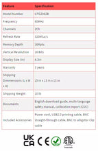 Load image into Gallery viewer, UNI-T UTG2062B 60MHz 2-Channel Advanced Arbitrary Waveform Generator
