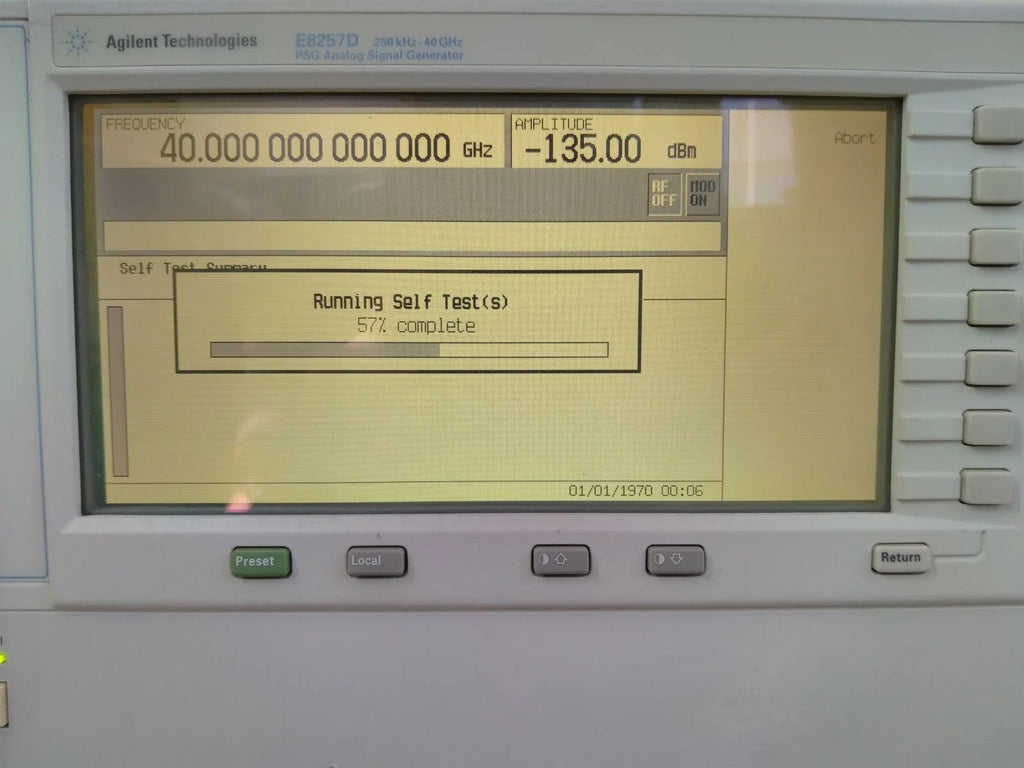 Agilent E8257D Microwave Signal Generator 250 kHz to 40 GHz - ZYYKZ Test Equipment