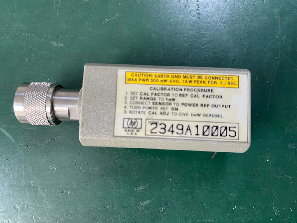 HP Agilent 8482A RF Power Sensor - 100kHz to 4.2GHz, -30 to +20dBm - ZYYKZ Test Equipment