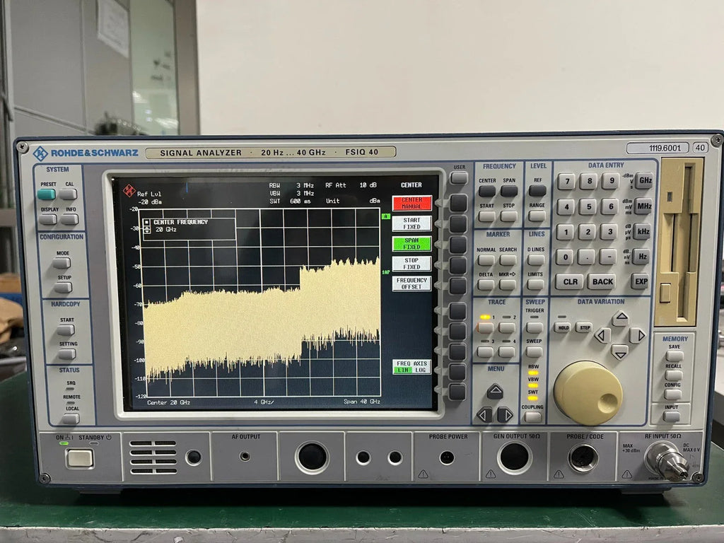 Rohde & Schwarz FSIQ40 Signal Analyzer - 20Hz to 40GHz - ZYYKZ Test Equipment