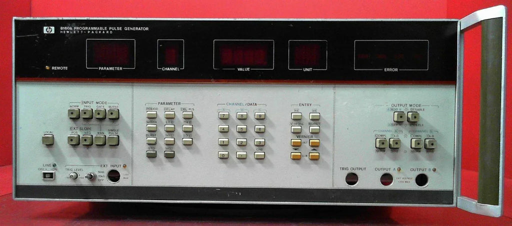 Agilent 8160A 50MHz Pulse Generator - ZYYKZ Test Equipment
