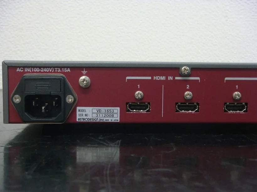 ASTRO DESIGN VD1653 HDMI 8-Channel Signal Distributor - ZYYKZ Test Equipment