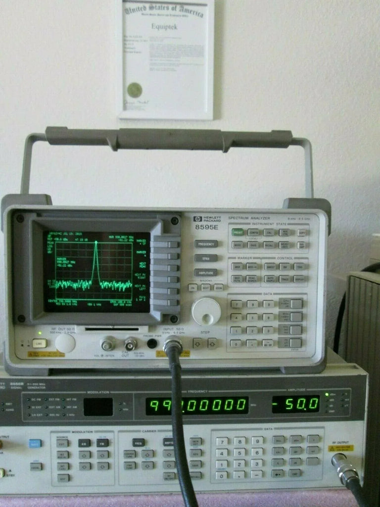 HP 6.5 GHz Portable Spectrum Analyzer - ZYYKZ Test Equipment