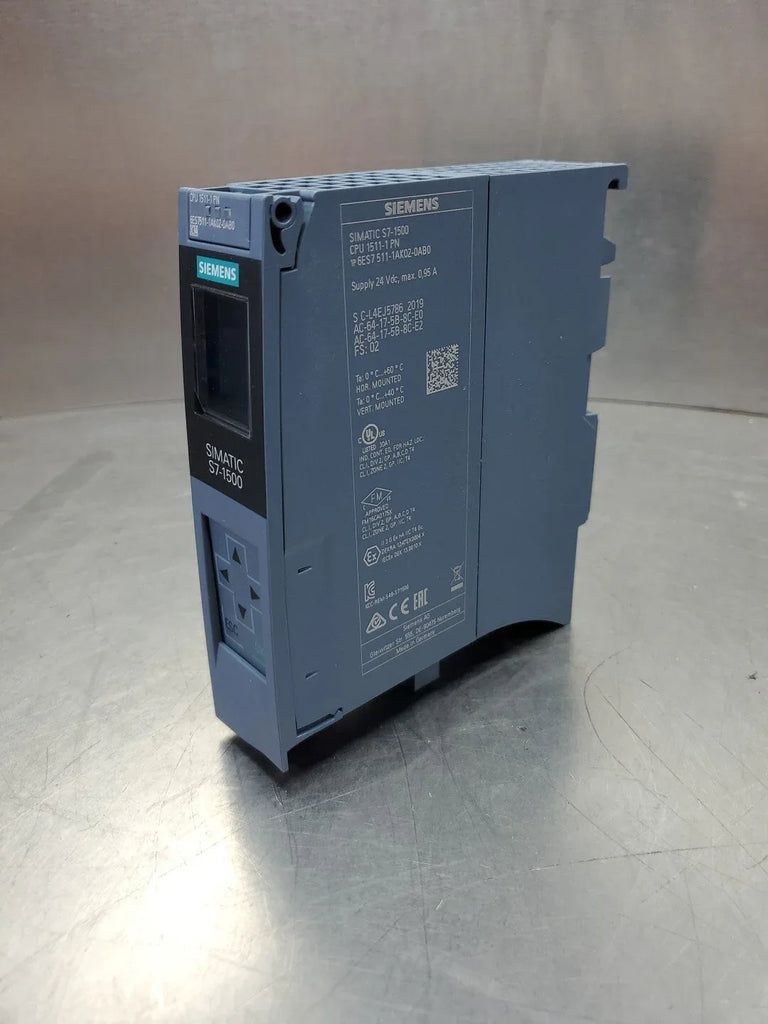 Siemens SIMATIC S7-1500 CPU 1511-1 Industrial Automation Controller - ZYYKZ Test Equipment
